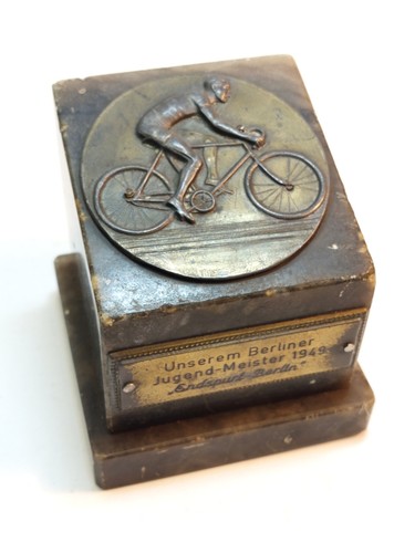 Marmor sieger trophäe rennrad - marmor,