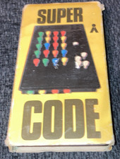 Super Code Super Hirn Mastermind Knobel Steckspiel DDR VEB Plasticart OVP