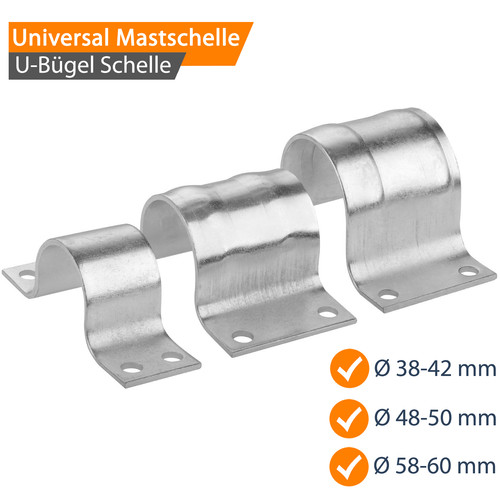 Mastschelle bügel schelle - mastschelle, u-bügel