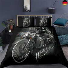 Bettwäsche 3D Gothic Schädel