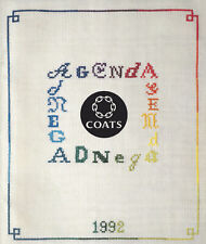 Stickheft Anchor Kreuzstich, Zustand sehr gut, 12 Stickvorlagen