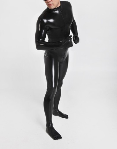 Classic latex catsuit - classic, rubber