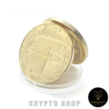 Tether USDT Coin Gold Krypto