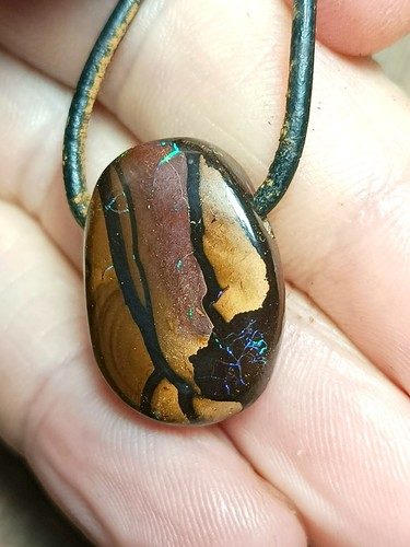 Boulder opal anhänger - opal,