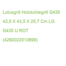 Lotusgrill Holzkohlegrill G435
