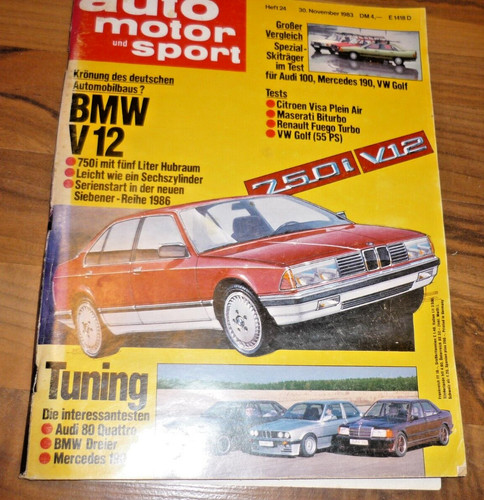 Auto motor sport 1983 - motor, v12