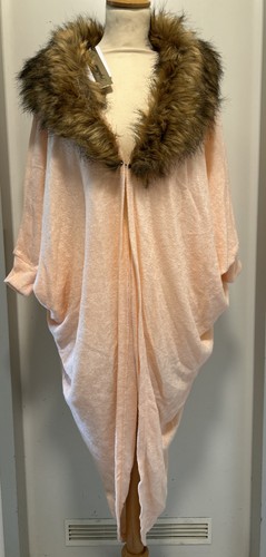 Damen poncho farbe - damen, aprikosein