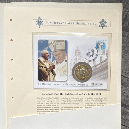 Numisbrief vatikan papst - vatikan,