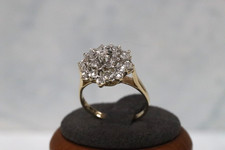 Cluster-Diamantring 9 kt