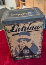 XL Blechdose antik vintage alt