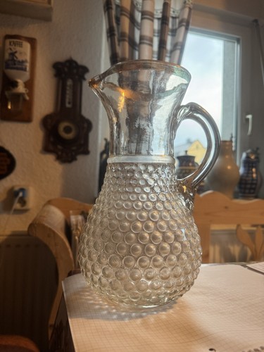 Antike große glas kanne krug - glas,