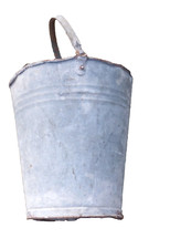 alter Zinkeimer Wassereimer