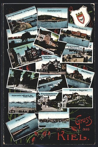 Ansichtskarte kiel sechzehn - kiel,,