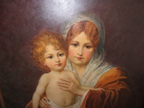 Madonna mit kind ölgemälde - mit,