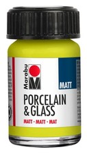 Marabu Porcelain & Glass Matt 15 ml geruchsneutral lichtecht Glasmalfarbe
