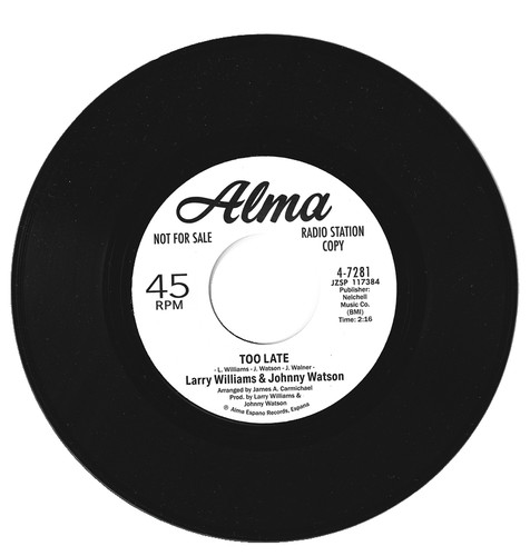 Larry williams johnny watson - larry, &