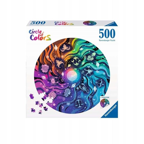 Ravensburger 500 stück - ravensburger, runde