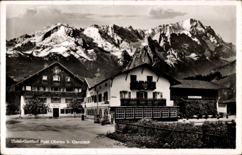 Oberau der loisach - ak,