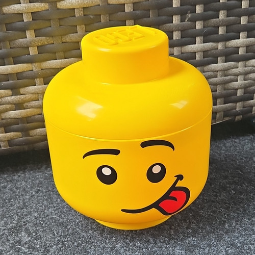 Lego kopf aufbewahrungsbox - lego, kopf-aufbewahrungsbox