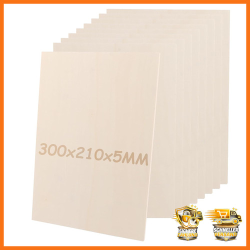 Sperrholzplatte 5mm 300x210mm
