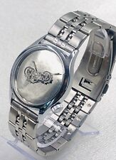 Seltene Akteo Herren Uhr Mechanisch Automatisch Biker funktioniert 