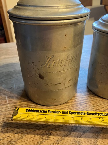 Alte zuckerdose kaffeedose - zuckerdose,