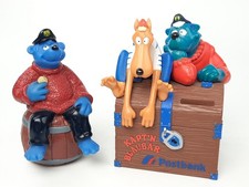 2x  Ravensburger & Postbank - Käpt´n Blaubär Spardose - 1994  - Vintage