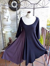 5576 Boris Industries Kleid, Größe: 2 ca: S/M/L Schwarz, Grau