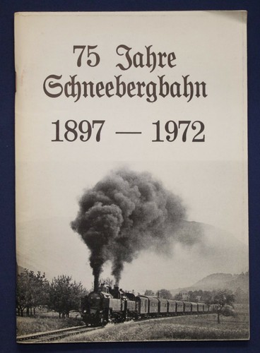Jahre schneebergbahn um - 75,