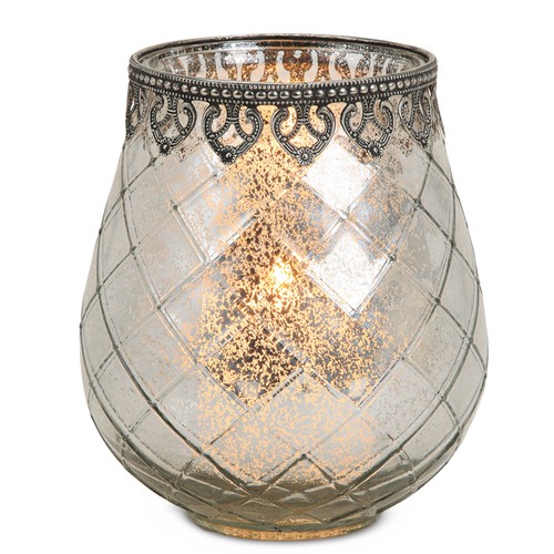 Vintage windlicht kerzenglas - windlicht,