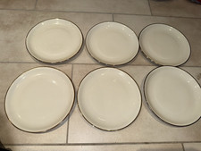 Eschenbach Goldrand Bavaria – 6x Speiseteller Essteller ca. 24 cm Porzellan GUT