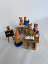 Süße Hasenschule Häschenschule Osterdeko Ostern 4 tlg.