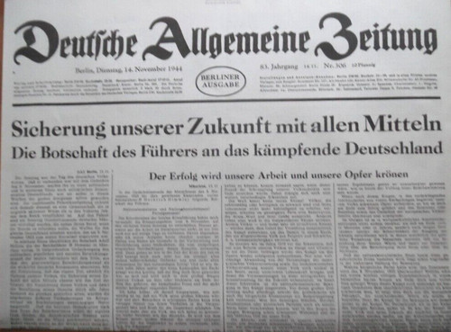 Deutsche allgemeine zeitung - deutsche,