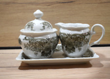 Sahnekännchen + Zuckerdose + Tablett -   Seltmann Weiden -Rheingau Barock