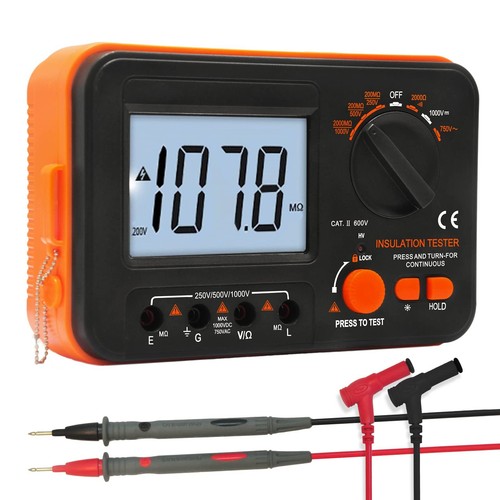 Megaohmmeter 1000v digital - megaohmmeter,