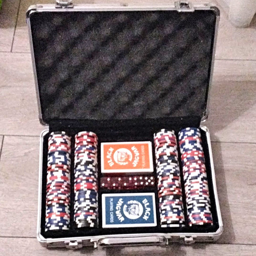 Black jack pokerchip set - jack, im