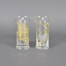2x Vase Rosenthal Glas Design