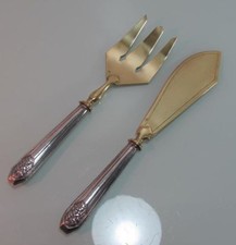 Fischvorleger Messing + echt