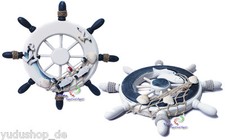 Deko Steuerrad Schiff Holz