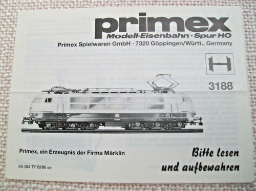 Märklin primex 3188 - märklin,