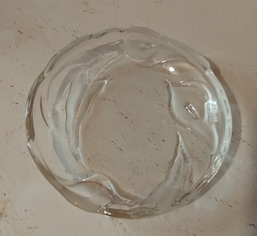 Vintage glasschale calla - glasschale,