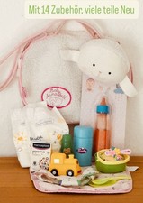 Baby Annabell Puppen Wickeltasche+Unterlage+Magische Flasche-14Tl.fast alle NEU!