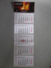 Kalender 5-Monatskalender Wandkalender 2026, ca. 32 x 102 cm siehe Originalfotos