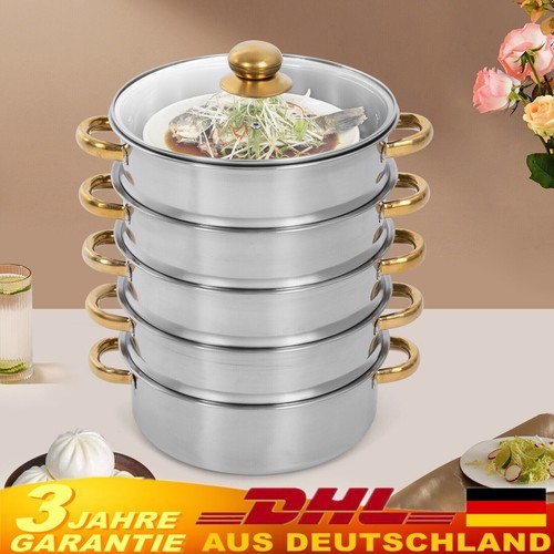 26cm edelstahl dampfgarer topf - dampfgarer,