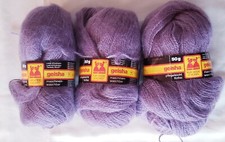 Purple  Mohair Acrylic Blended