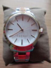 Esprit Uhr Damen Damenuhr Edelstahl silber gelbgold, bicolor ES108132008