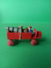 Altes Holzauto,Miniatur,Tonräder,Erzgebirge,7cm.