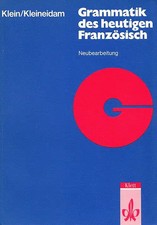 Grammatik des heutigen Französisch