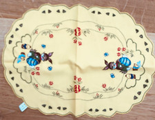 Tischdeckchen Tischset's Ostern Hase Frühling 47 x 34 cm Landhaus Vintage 90er