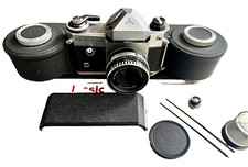 Pentacon Super Kamera Camera No. & Carl Zeiss ZEBRA 50/2,8 lens & 250 Magazin